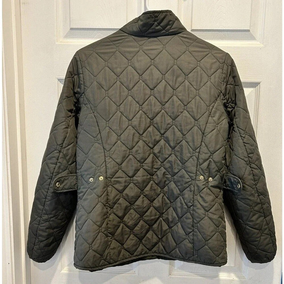 Eddie Bauer Women’s Olive Green “Capers”Quilted Lightweight Field Jacket  Medium - Picture 8 of 11